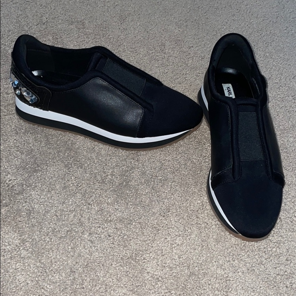 Black Karl Lagerfeld Paris shoes